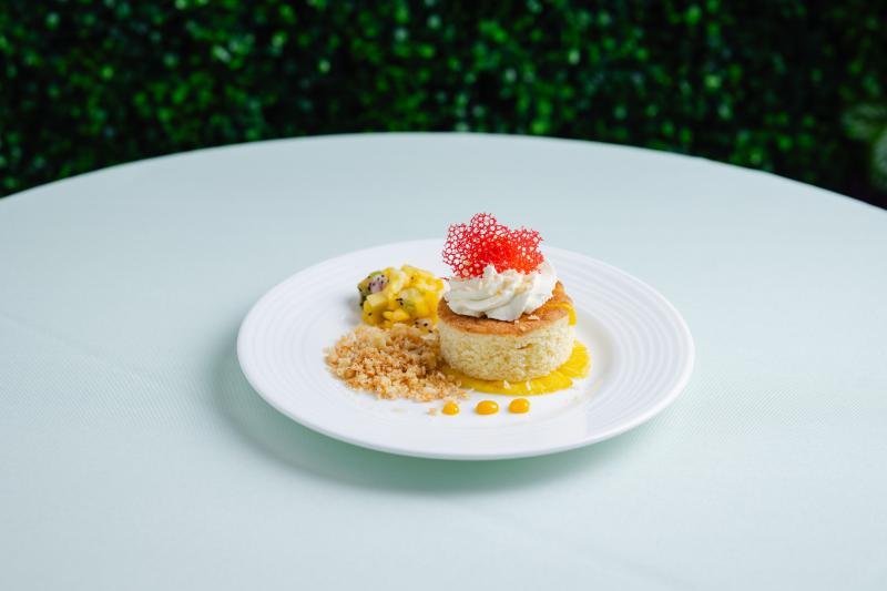 The DRF annual dinner featured award-winning dishes from this year’s Delaware ProStart Invitational competition. Shown is the first-place winning dessert from Team St. Georges.